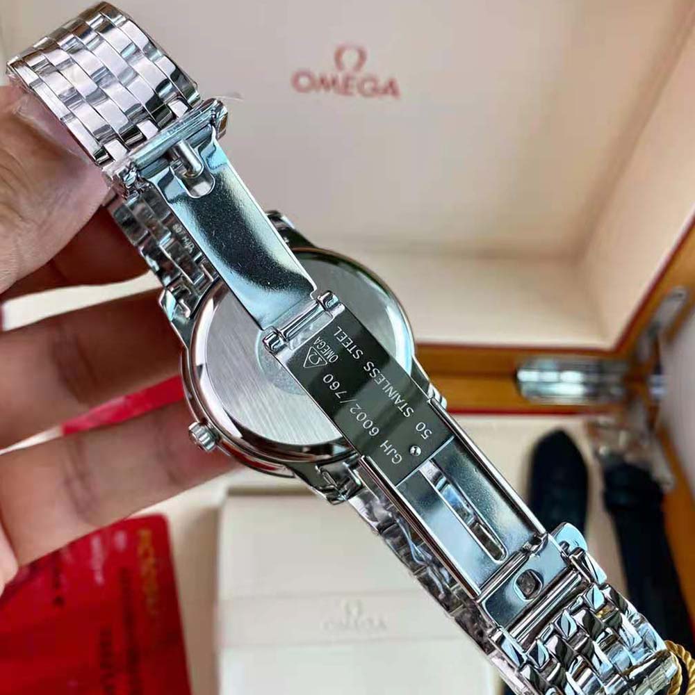 Omega Men De Ville Prestige Co‑Axial Chronometer 39.5 mm in Steel-Grey (7)