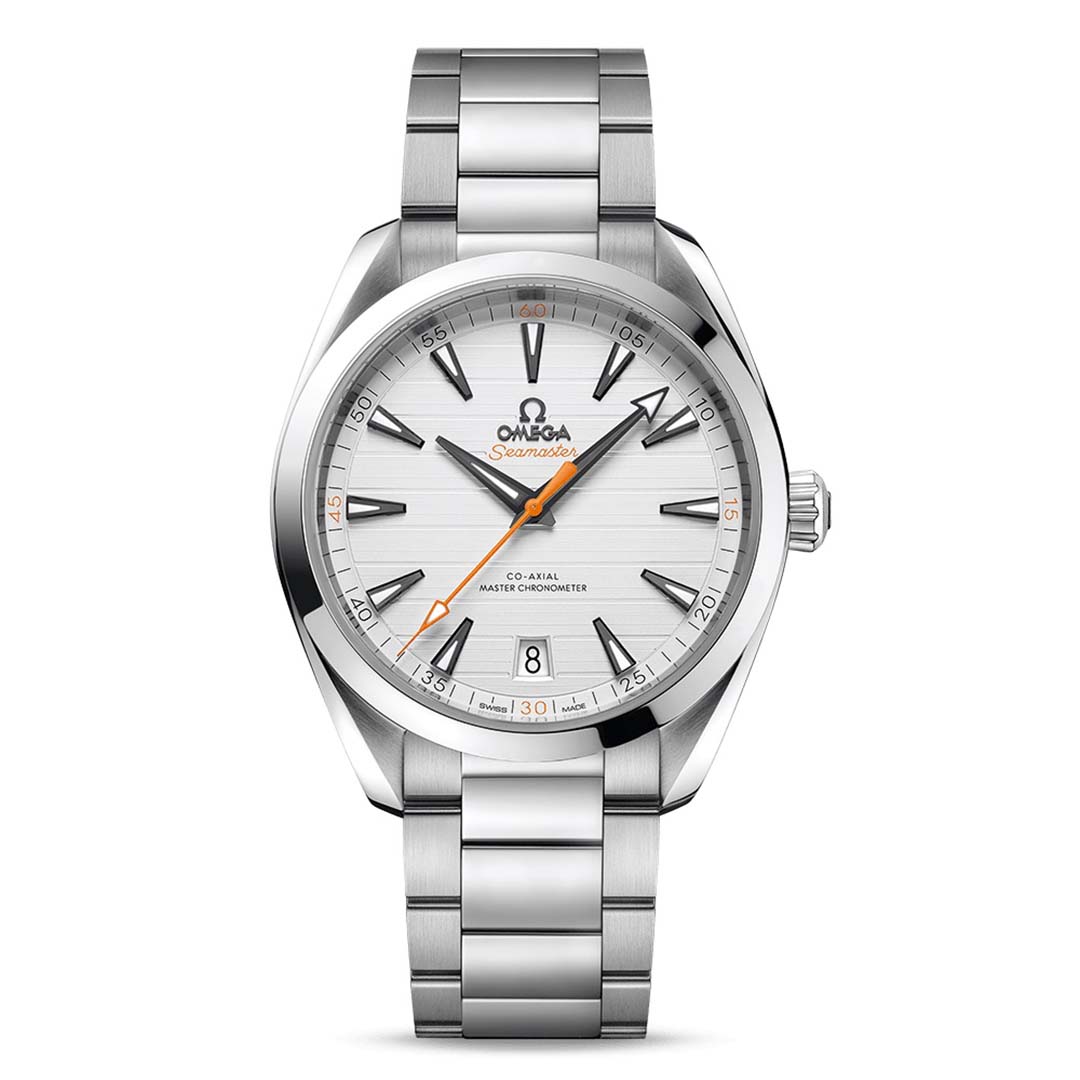 Omega Men Seamaster Aqua Terra 150M Co‑Axial Master Chronometer 41 mm in Steel-White (1)