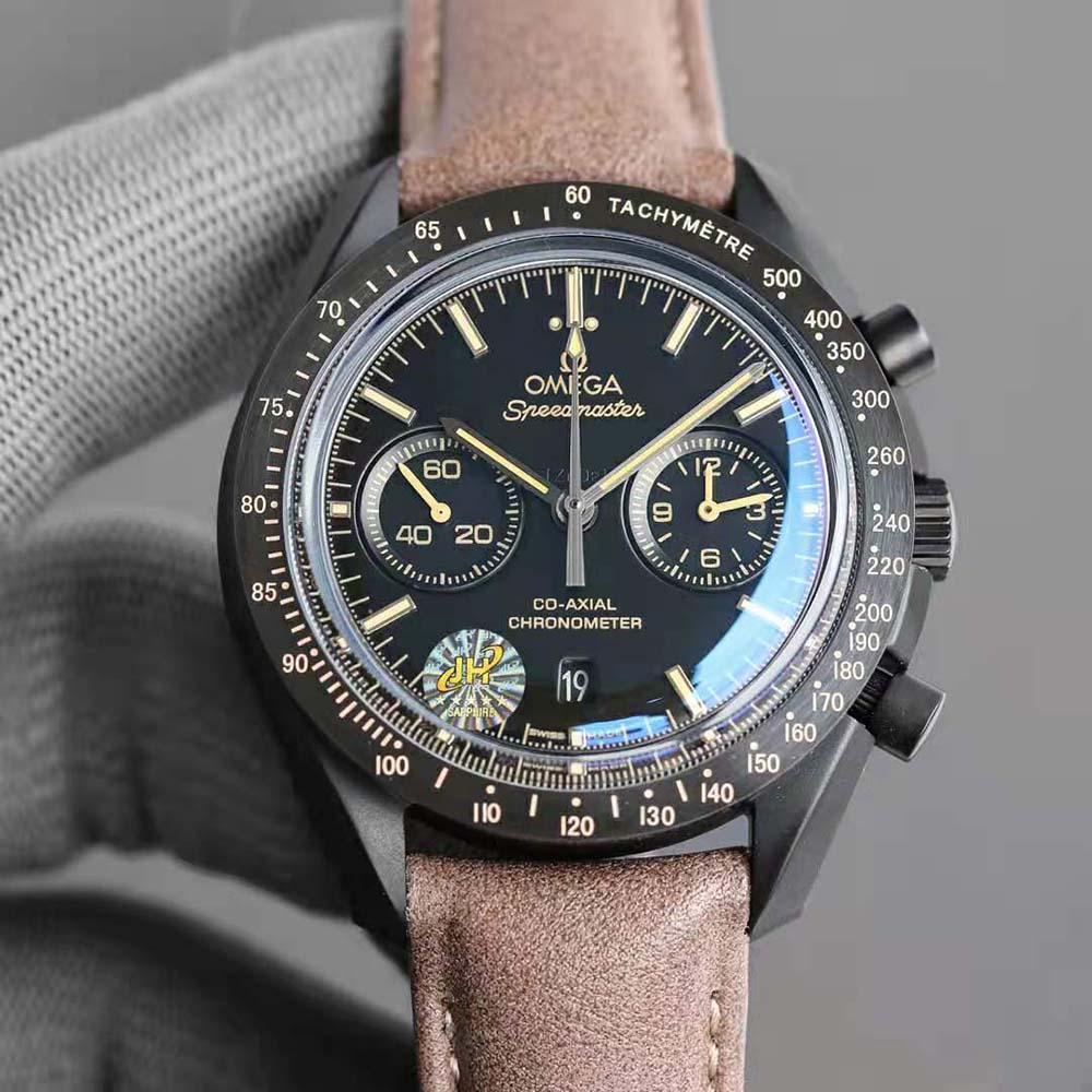 Omega Men Speedmaster Dark Side of the Moon Co‑Axial Chronometer Chronograph 44.25 mm-Black (2)