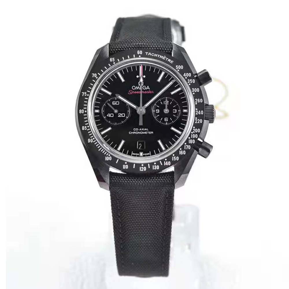 Omega Men Speedmaster Dark Side of the Moon Co‑Axial Chronometer Chronograph 44.25 mm in Black Ceramic (2)