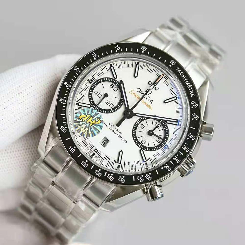 Omega Men Speedmaster Racing Co‑Axial Master Chronometer Chronograph 44.25 mm-White (3)