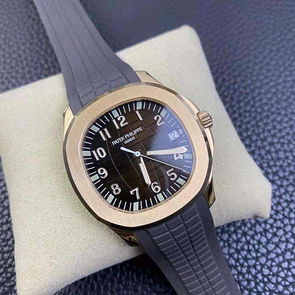 Patek Philippe Men Aquanaut Self-winding 40.8 mm in Rose Gold-Brown (3)