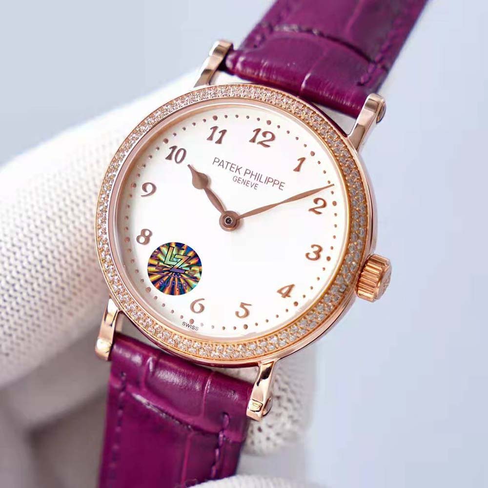 Patek Philippe Women Calatrava Self-winding 34.6 mm in Rose Gold (4)