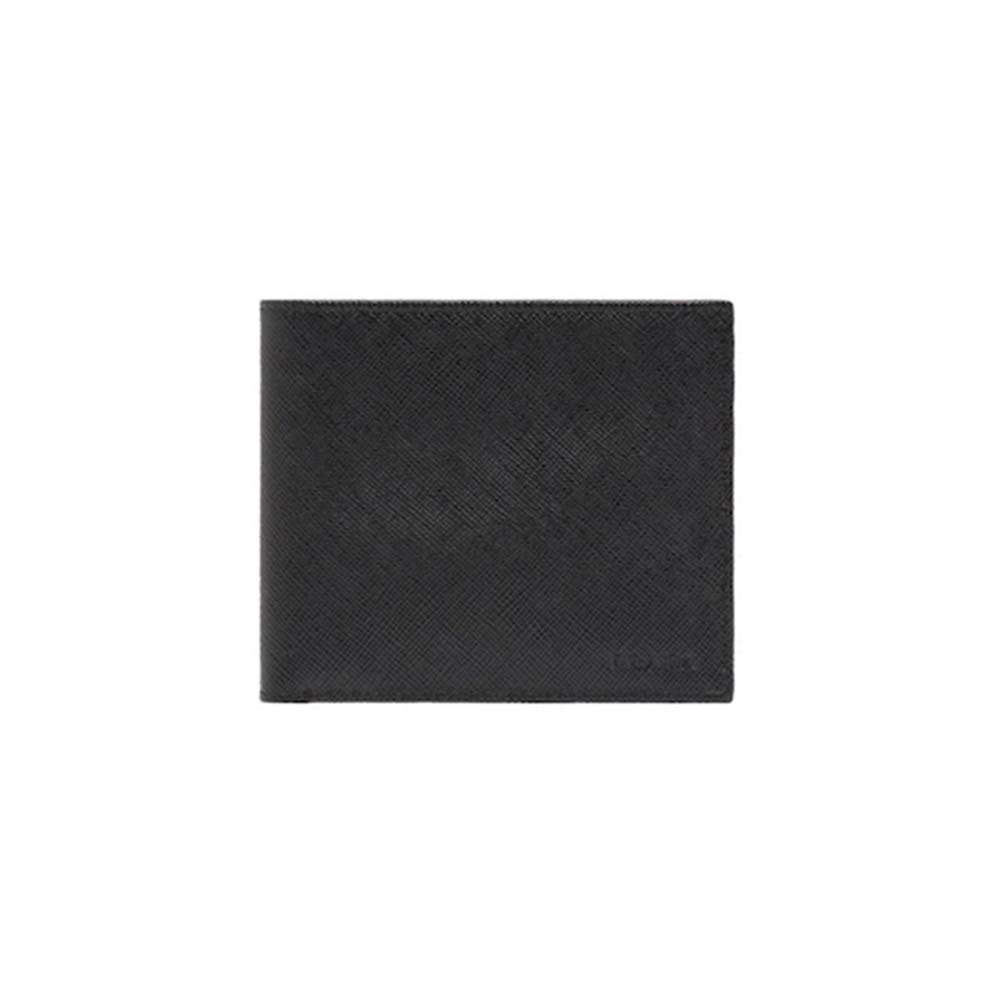 Prada Men Saffiano Leather Wallet-Black (1)
