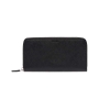 Prada Men Saffiano Leather Zip Around Wallet-Black