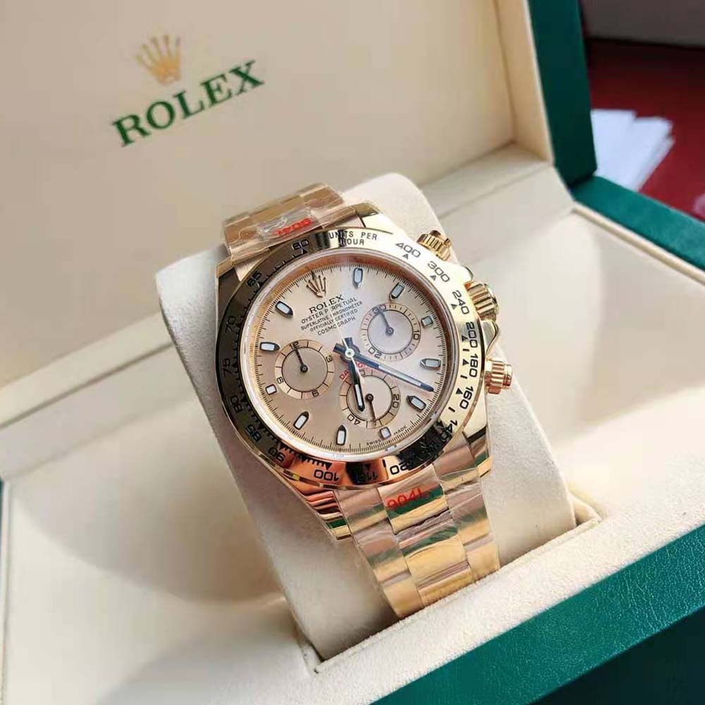 Rolex Men Cosmograph Daytona Professional Watches Oyster 40 mm in Yellow Gold (3)