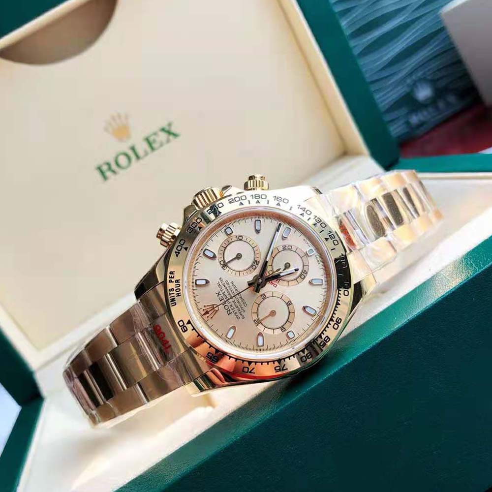 Rolex Men Cosmograph Daytona Professional Watches Oyster 40 mm in Yellow Gold (5)