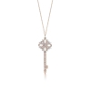Tiffany Keys Tiffany Victoria Key Pendant in Rose Gold with Diamonds