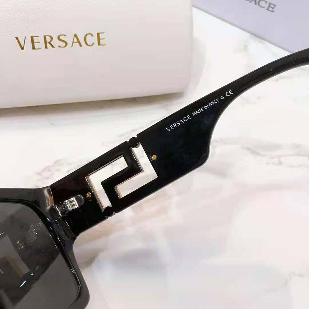 Versace Women Greca Sunglasses-Black (6)