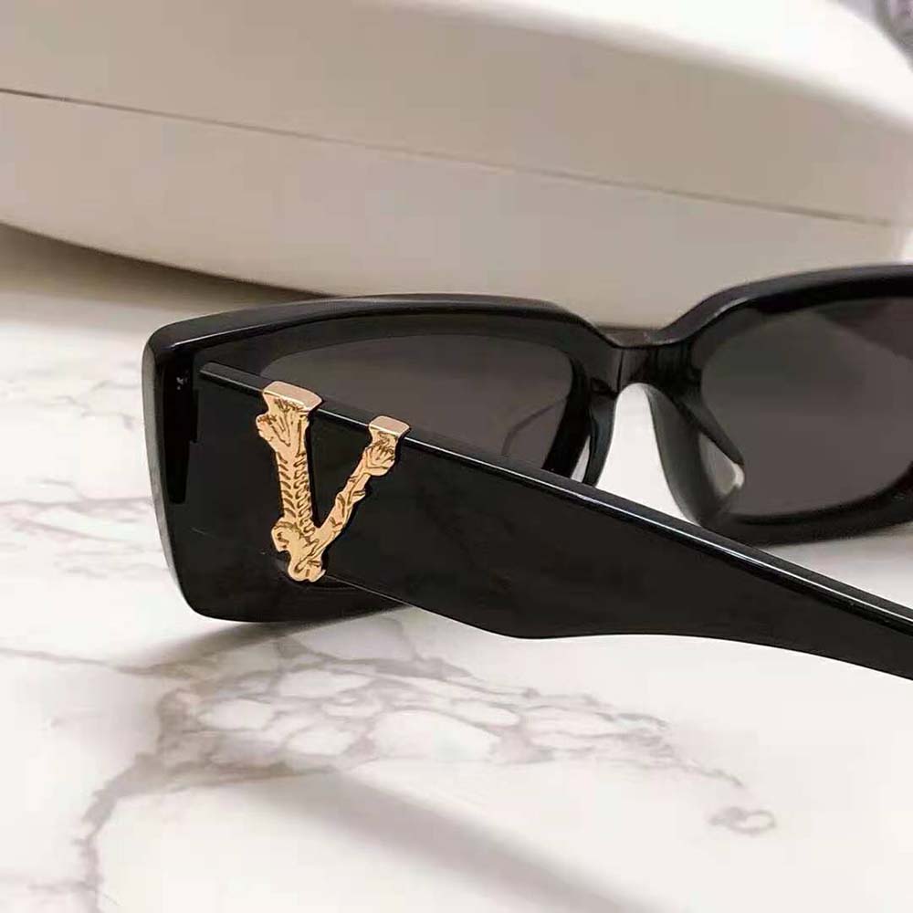 Versace Women Virtus Cat-Eye Sunglasses-Black (5)