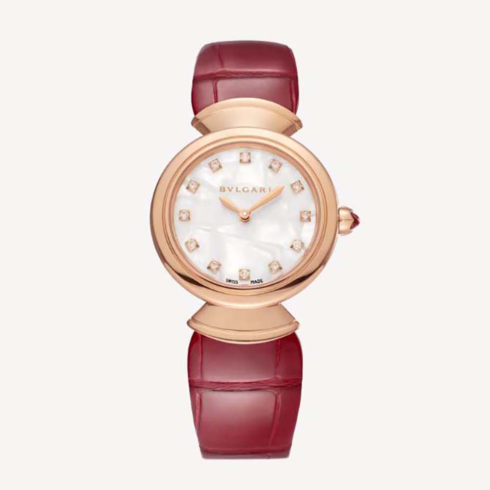 Bulgari Women Divas’ Dream Quartz Movement 30 mm in Rose Gold (1)