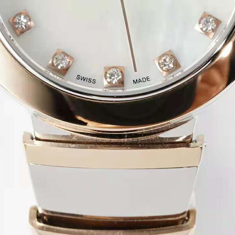 Bulgari Women LVCEA Watch Automatic Winding 33 mm in Stainless Steel and Rose Gold (5)