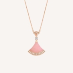 Bvlgari Women DIVAS’ DREAM Necklace in 18 KT Rose Gold with Pendant Set-Pink