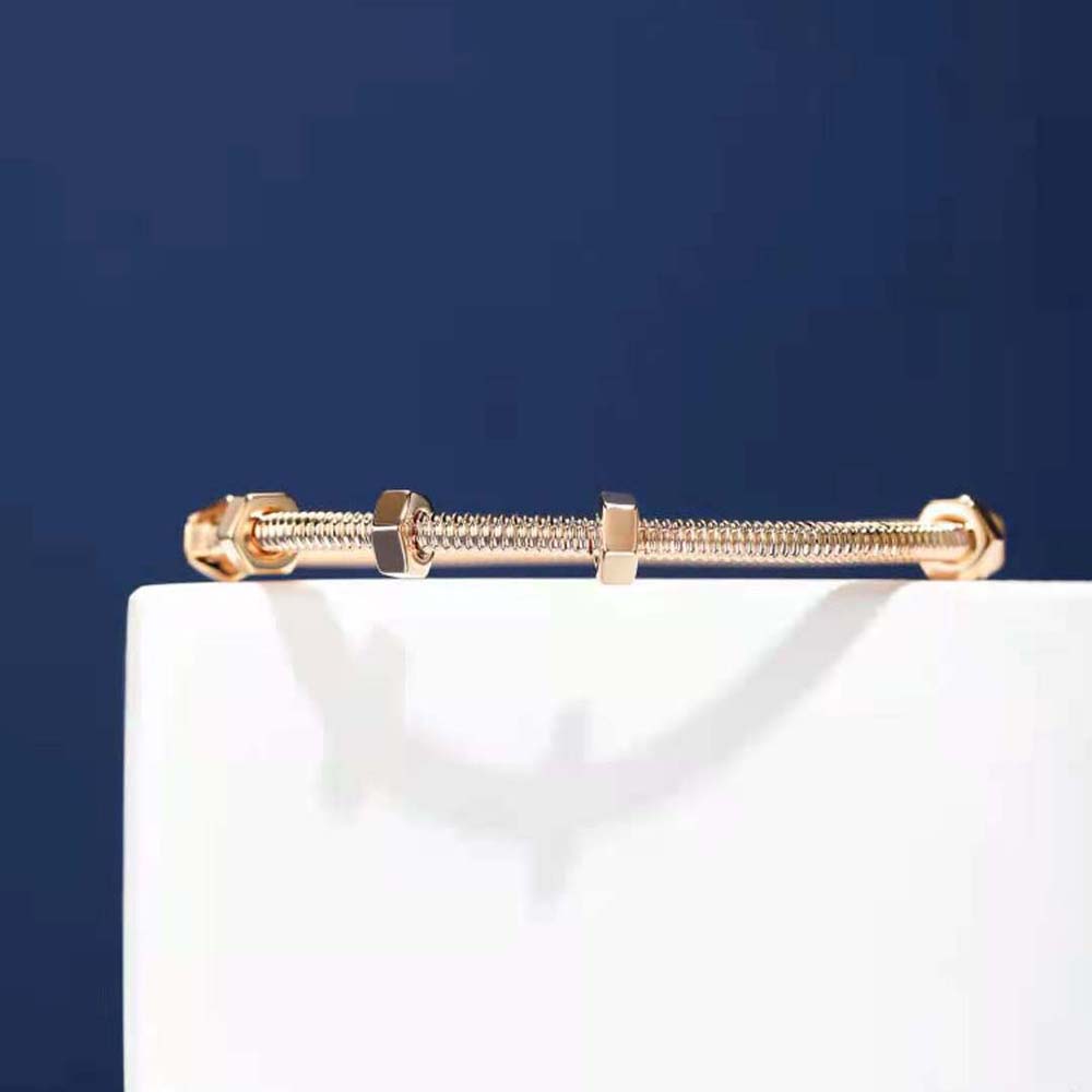Cartier Women Ecrou De Cartier Bracelet in Rose Gold (4)