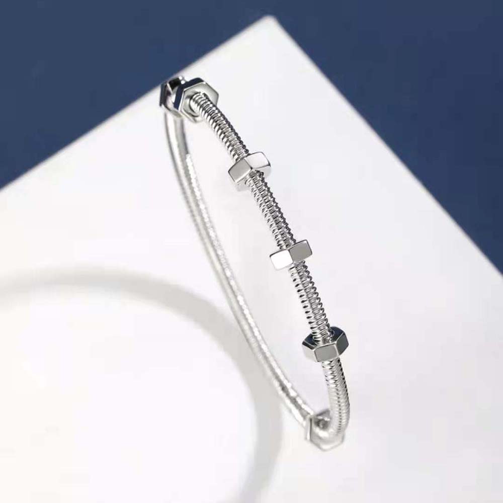 Cartier Women Ecrou De Cartier Bracelet in White Gold (4)