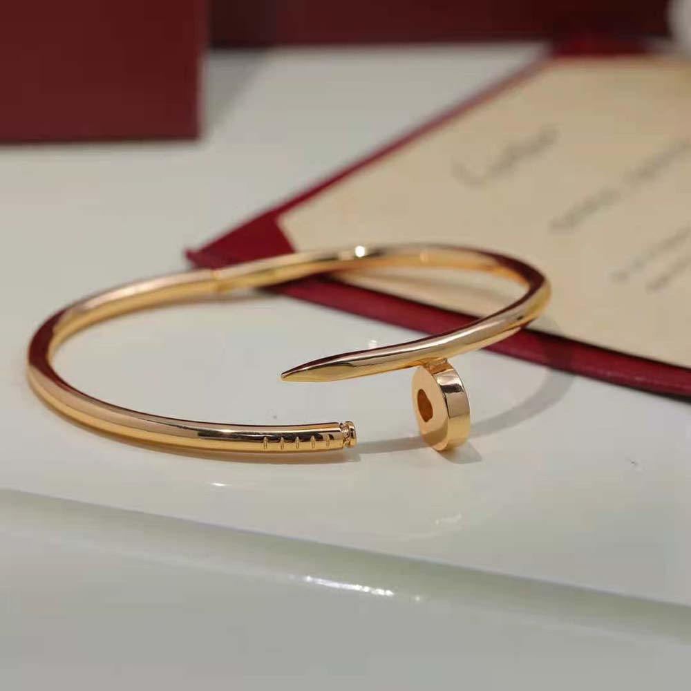 Cartier Women Juste Un Clou Bracelet Small Model in Rose Gold (4)