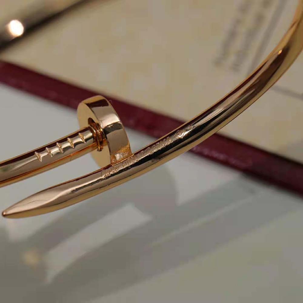 Cartier Women Juste Un Clou Bracelet Small Model in Rose Gold (5)