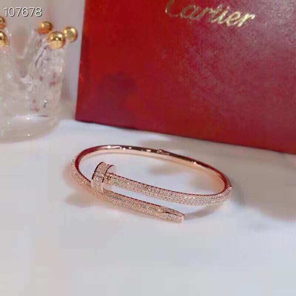 Cartier Women Juste Un Clou Bracelet in Rose Gold (6)