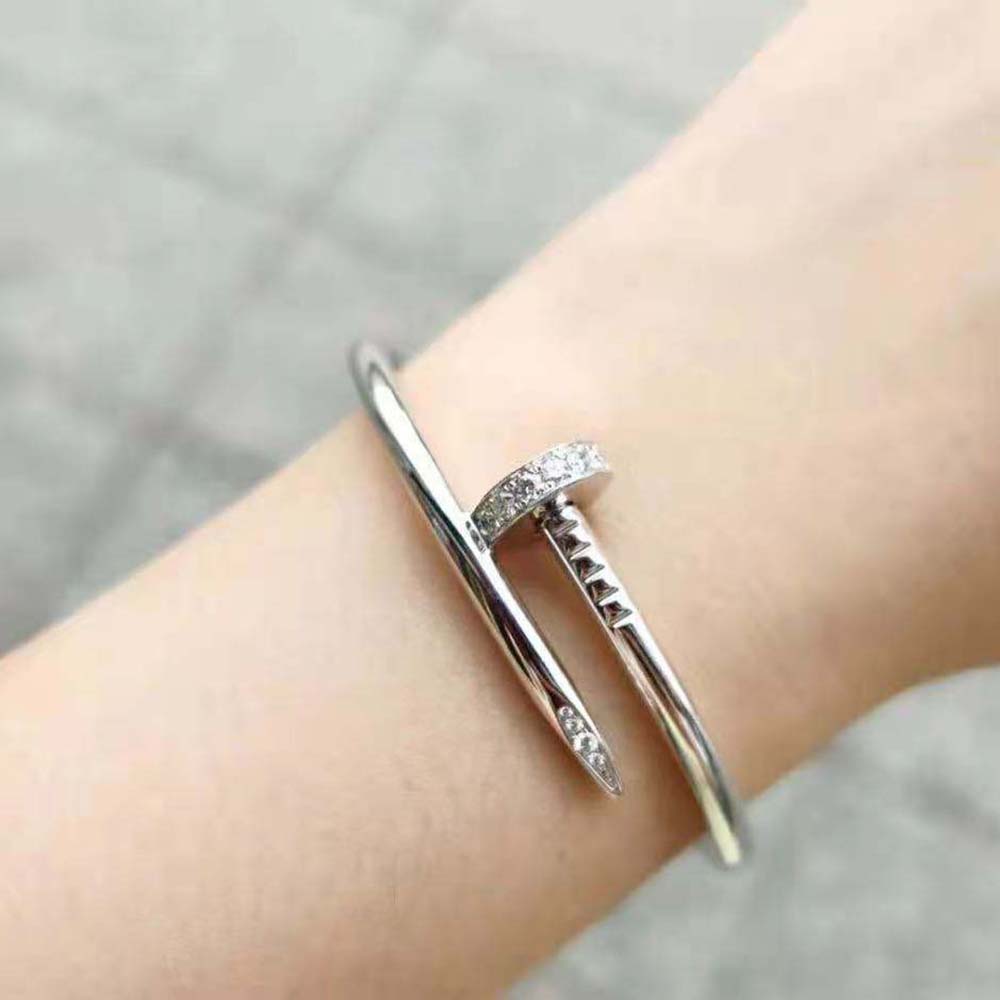 Cartier Women Juste Un Clou Bracelet in White Gold (2)