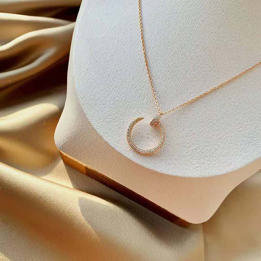 Cartier Women Juste Un Clou Necklace in Rose Gold (6)