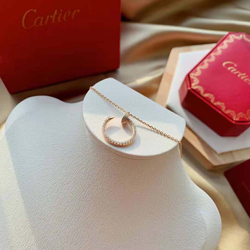 Cartier Women Juste Un Clou Necklace in Rose Gold (7)