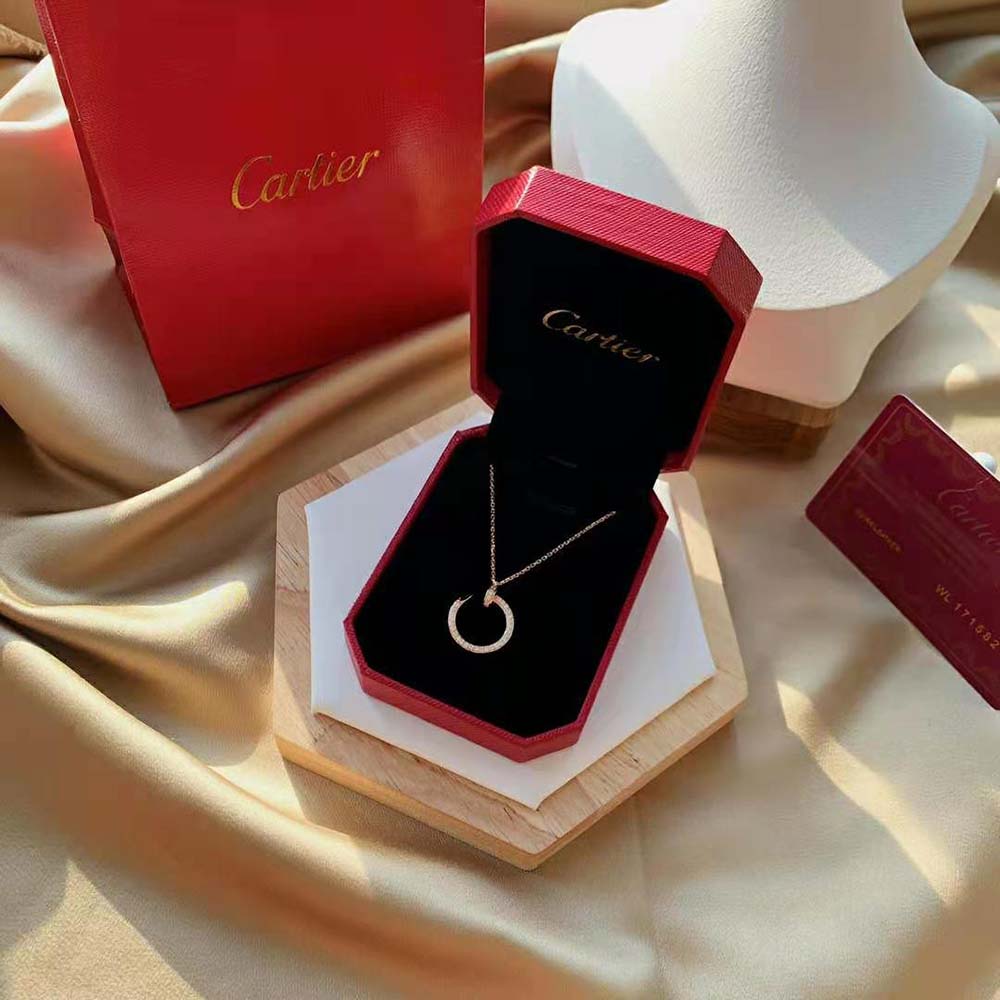 Cartier Women Juste Un Clou Necklace in Rose Gold (8)