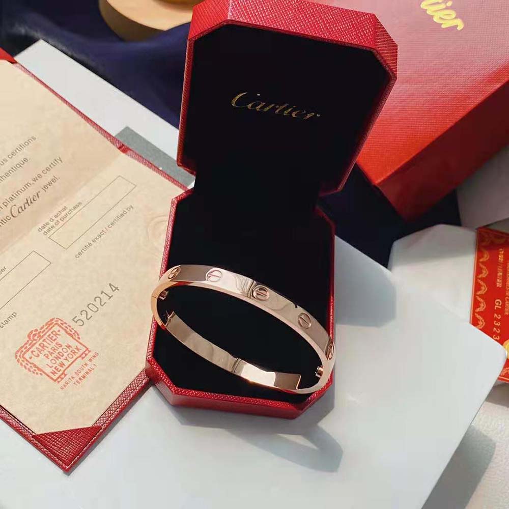Cartier Women Love Bracelet Small Model in Rose Gold (3)