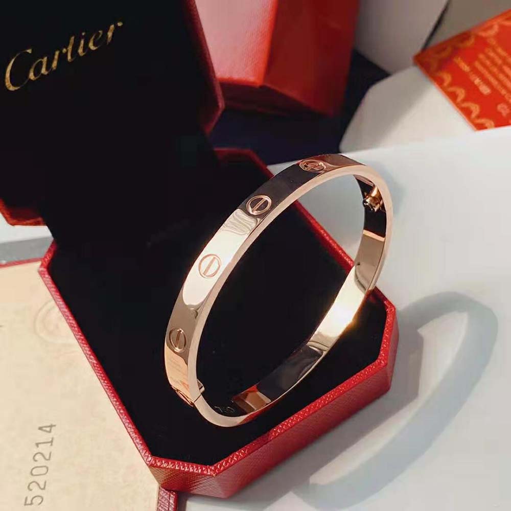 Cartier Women Love Bracelet Small Model in Rose Gold (4)