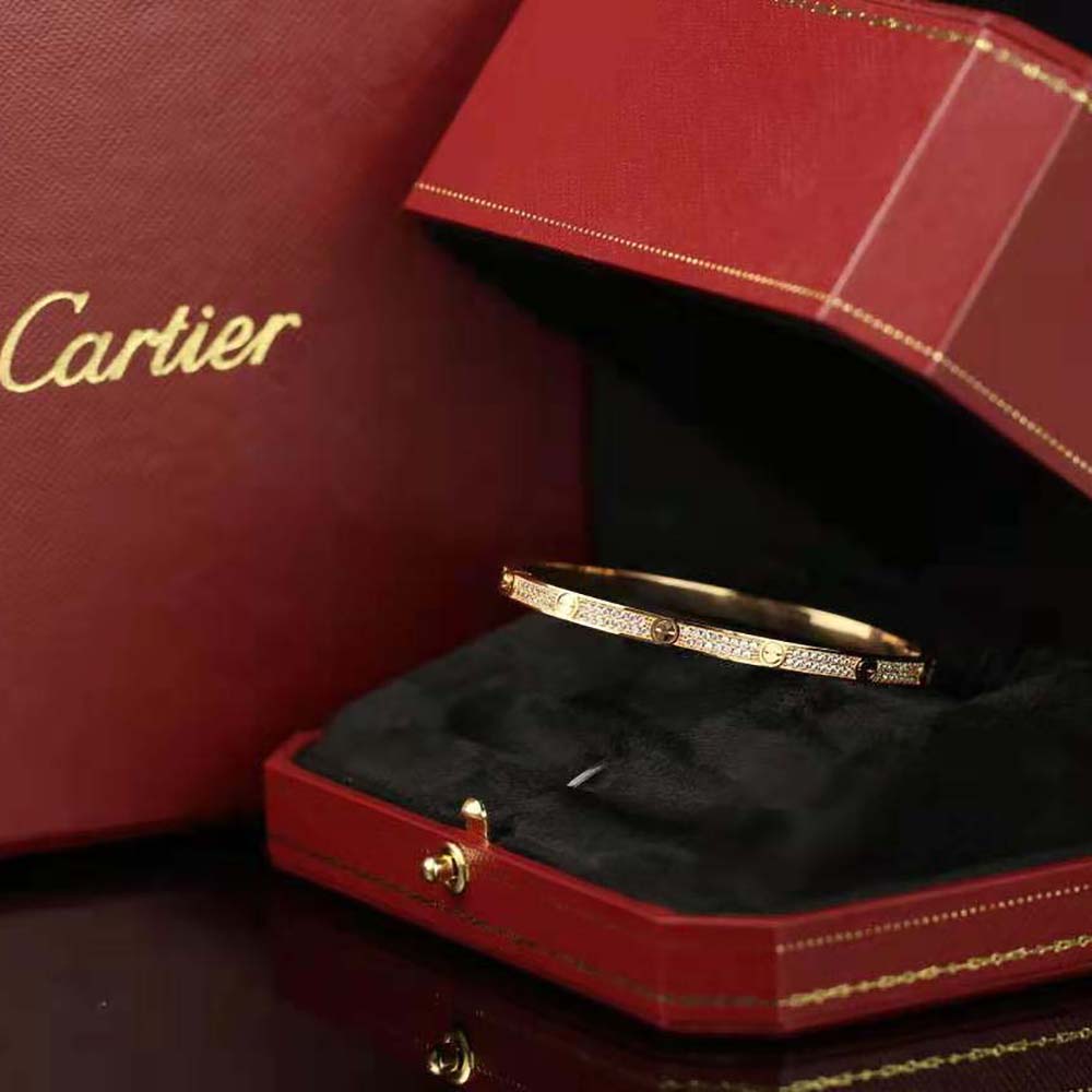 Cartier Women Love Necklace Small Model in Rose Gold with Diamonds (2)