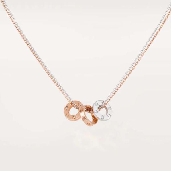 Cartier Women Love Necklace in Gold with Diamonds (1)