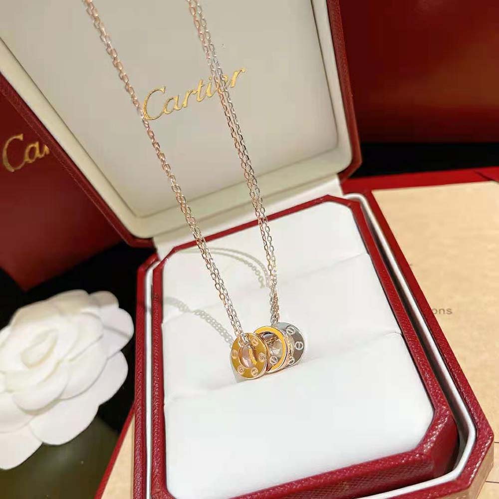 Cartier Women Love Necklace in Gold with Diamonds (2)