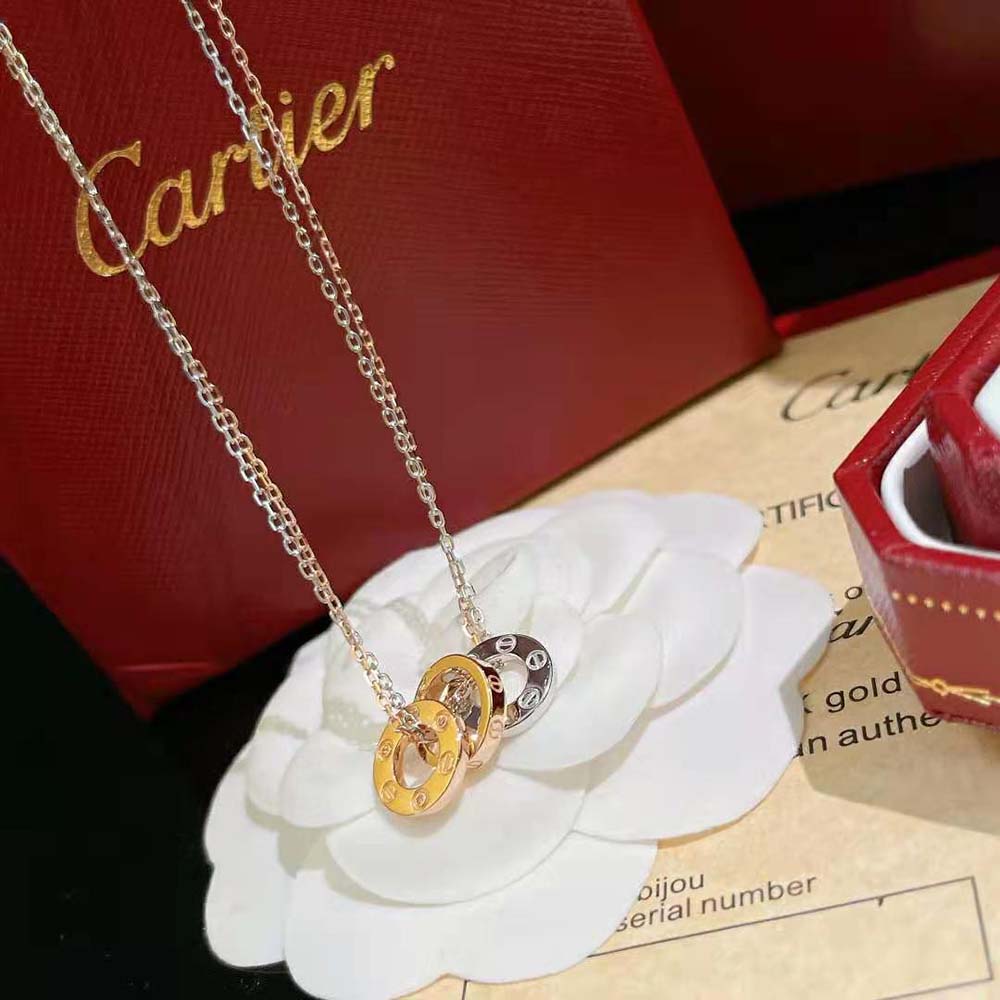 Cartier Women Love Necklace in Gold with Diamonds (3)