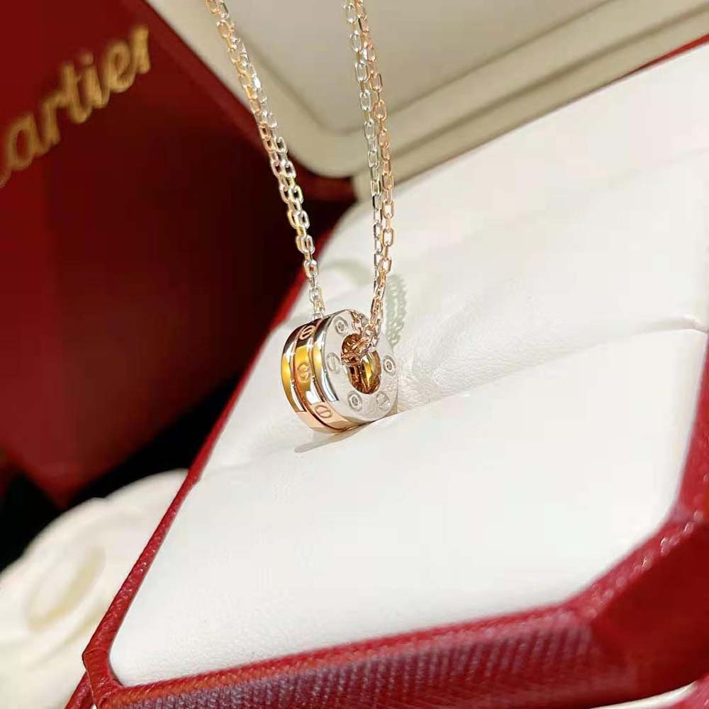 Cartier Women Love Necklace in Gold with Diamonds (6)