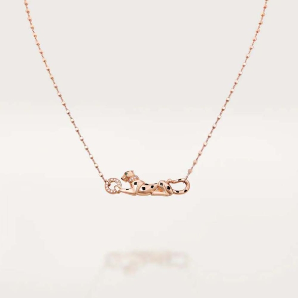 Cartier Women Panthère De Cartier Necklace in Rose Gold (1)