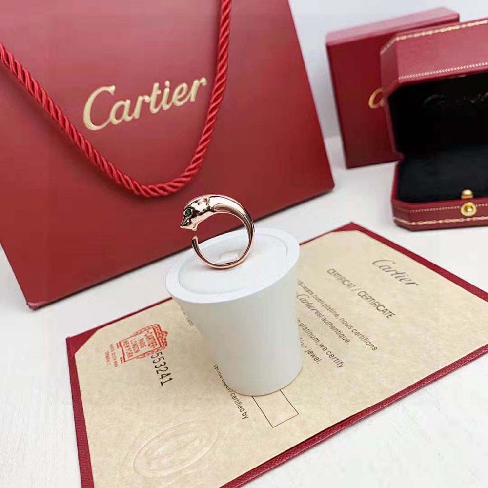 Cartier Women Panthère De Cartier Ring in Rose Gold (3)