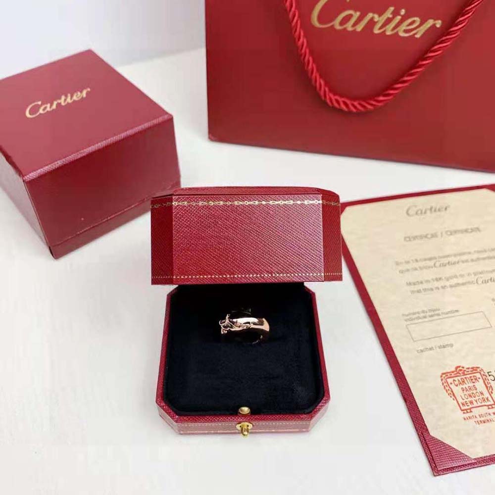 Cartier Women Panthère De Cartier Ring in Rose Gold (4)