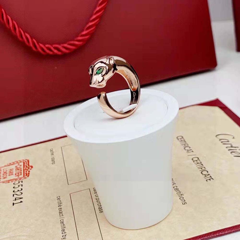 Cartier Women Panthère De Cartier Ring in Rose Gold (7)