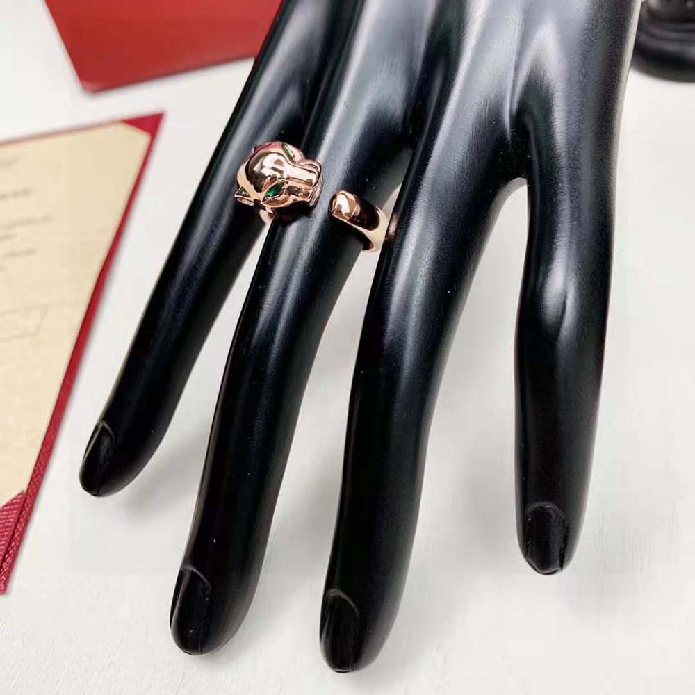 Cartier Women Panthère De Cartier Ring in Rose Gold (8)