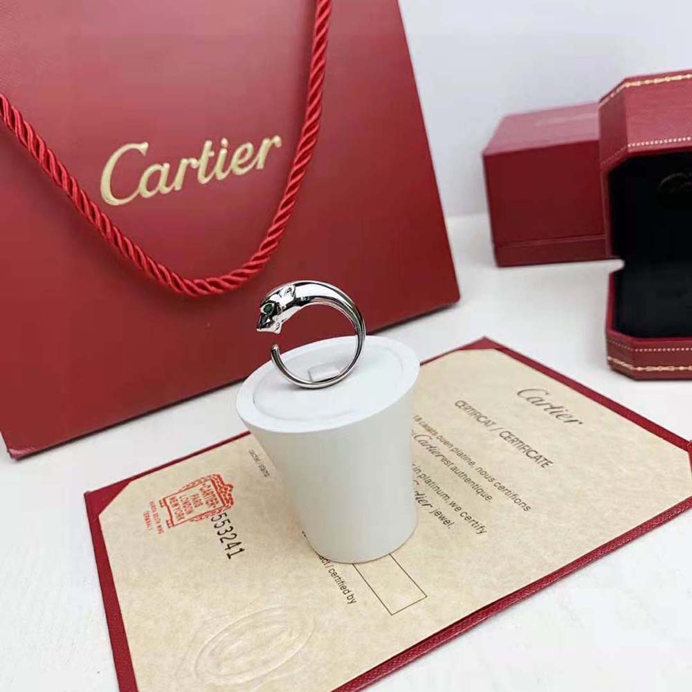 Cartier Women Panthère De Cartier Ring in White Gold (2)