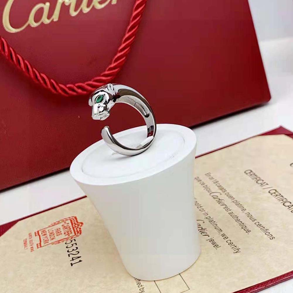 Cartier Women Panthère De Cartier Ring in White Gold (3)