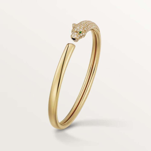 Cartier Women Panthère de Cartier Bracelet in Yellow Gold with Diamonds (1)