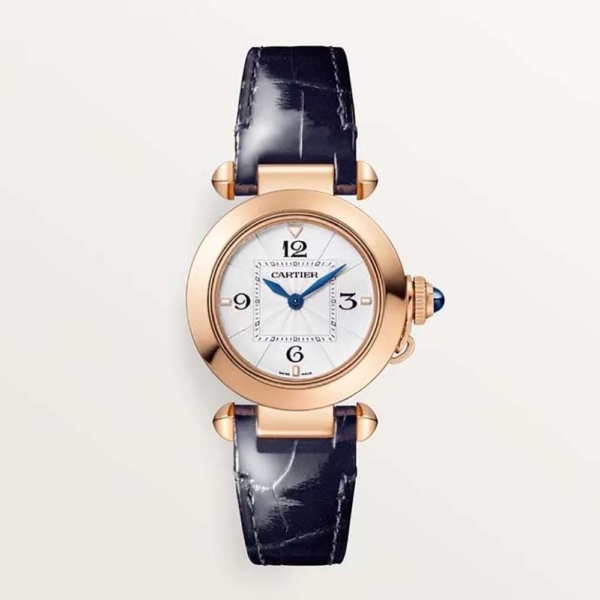 Cartier Women Pasha De Cartier Watch 30 mm Quartz Movement in 18K Rose Gold (1)