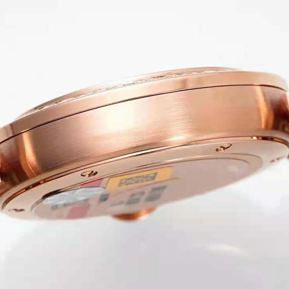 Cartier Women Pasha De Cartier Watch Quartz Movement 30 mm in Rose Gold-Red (9)