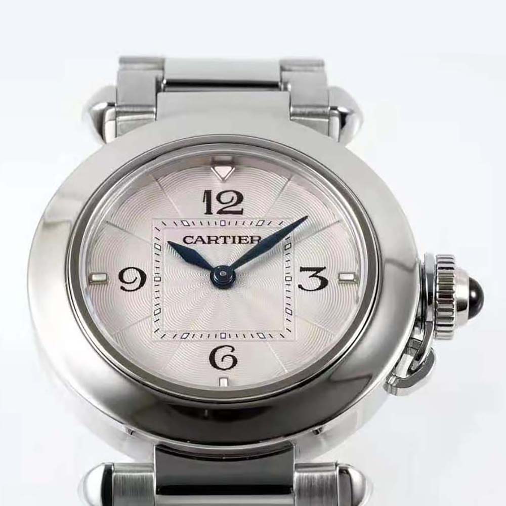 Cartier Women Pasha De Cartier Watch Quartz Movement 30 mm in Steel (3)