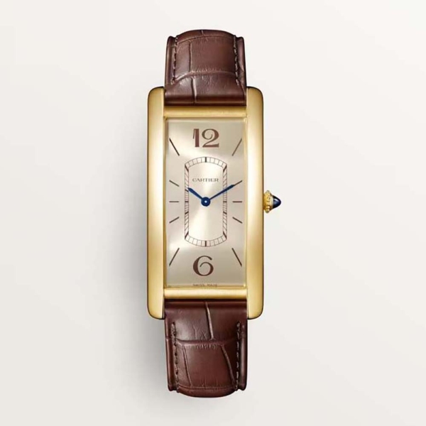Cartier Women Tank Cintrée Watch Manual Winding in in Yellow Gold (1)