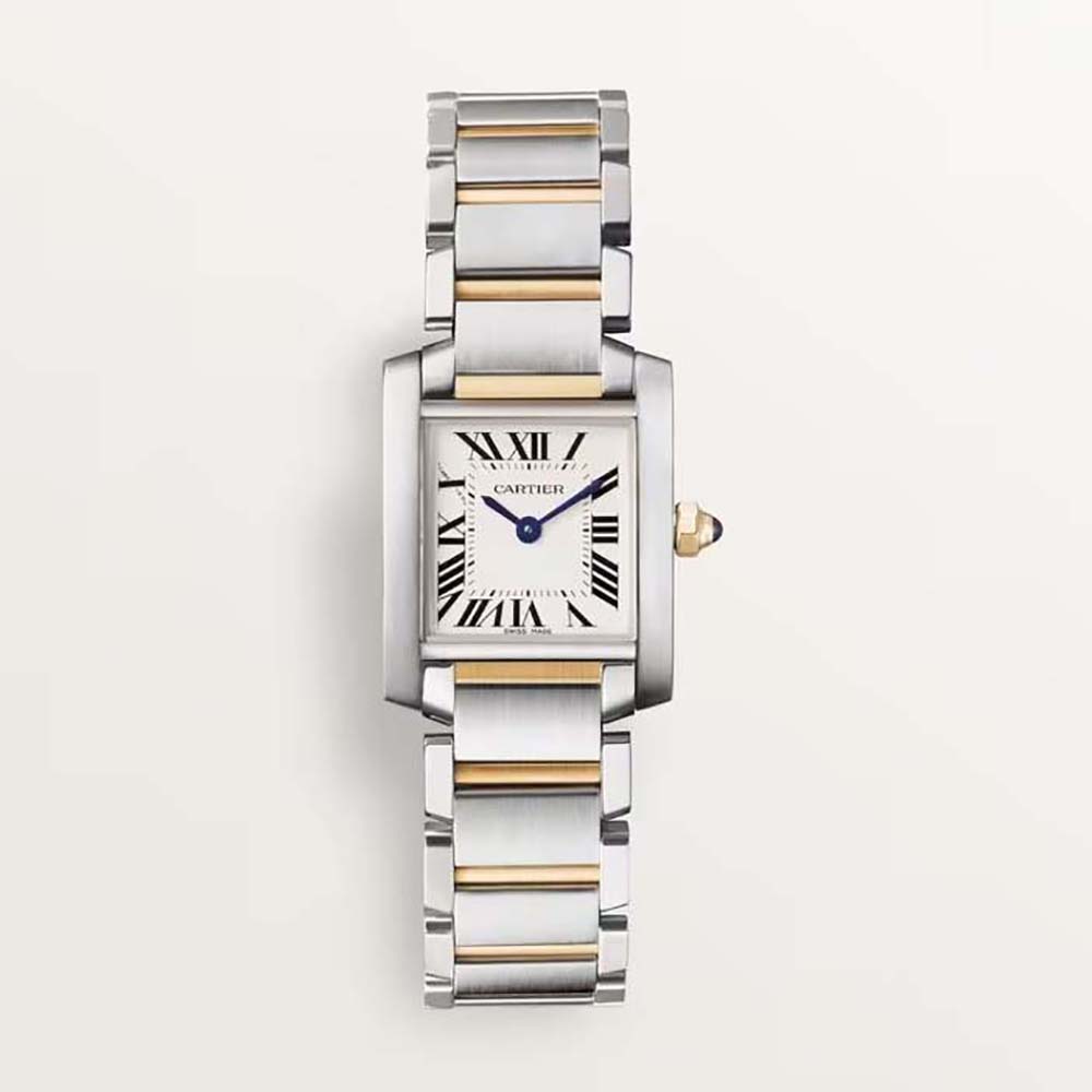 Cartier Women Tank Française Watch Quartz Movement 42 mm in Steel