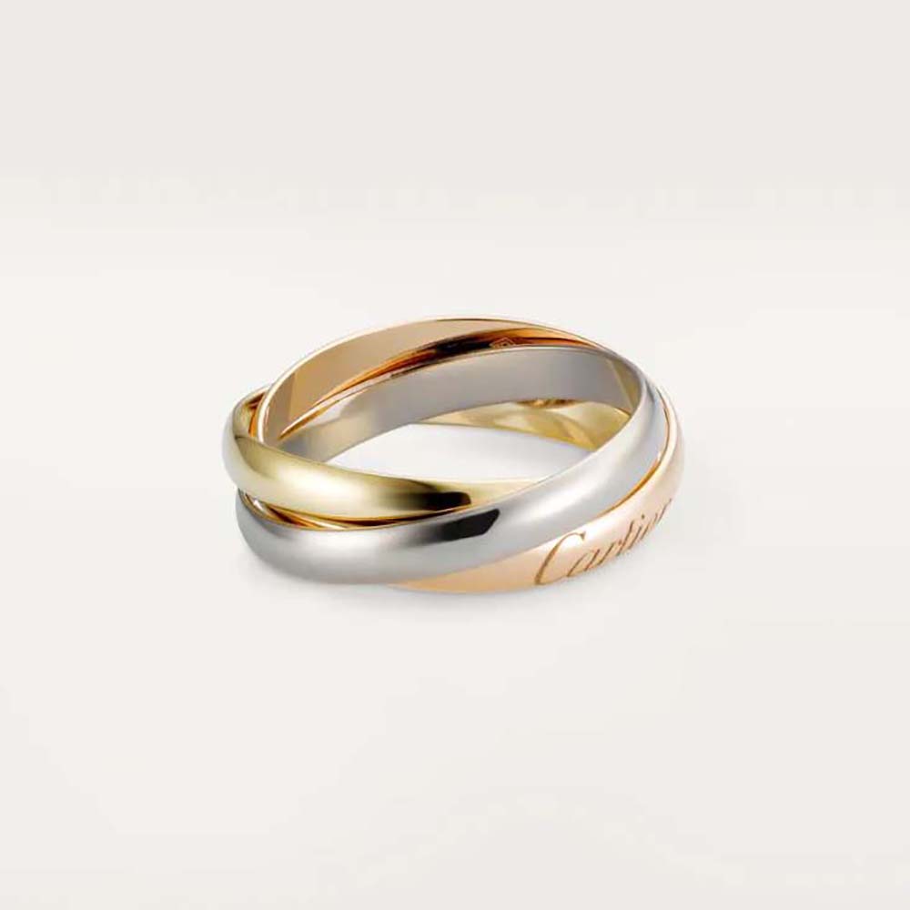 Cartier Women Trinity Ring Small Model in Gold
