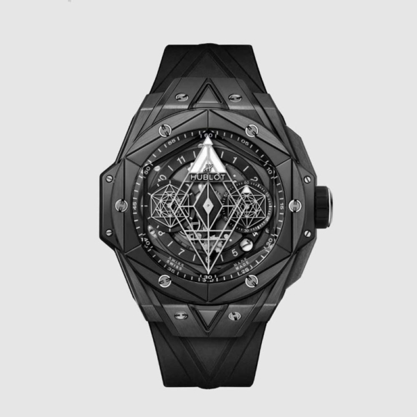 Hublot Men Big Bang Sang Bleu ii Black Magic 45 mm in Black Ceramic (1)