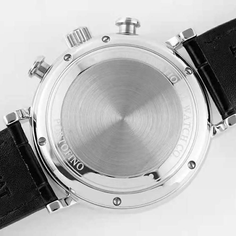IWC Men Portofino Chronograph 42mm Stainless Steel Case-Silver (9)