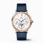 IWC Men Portofino Perpetual Calendar 40 mm in Stainless Steel-Gold